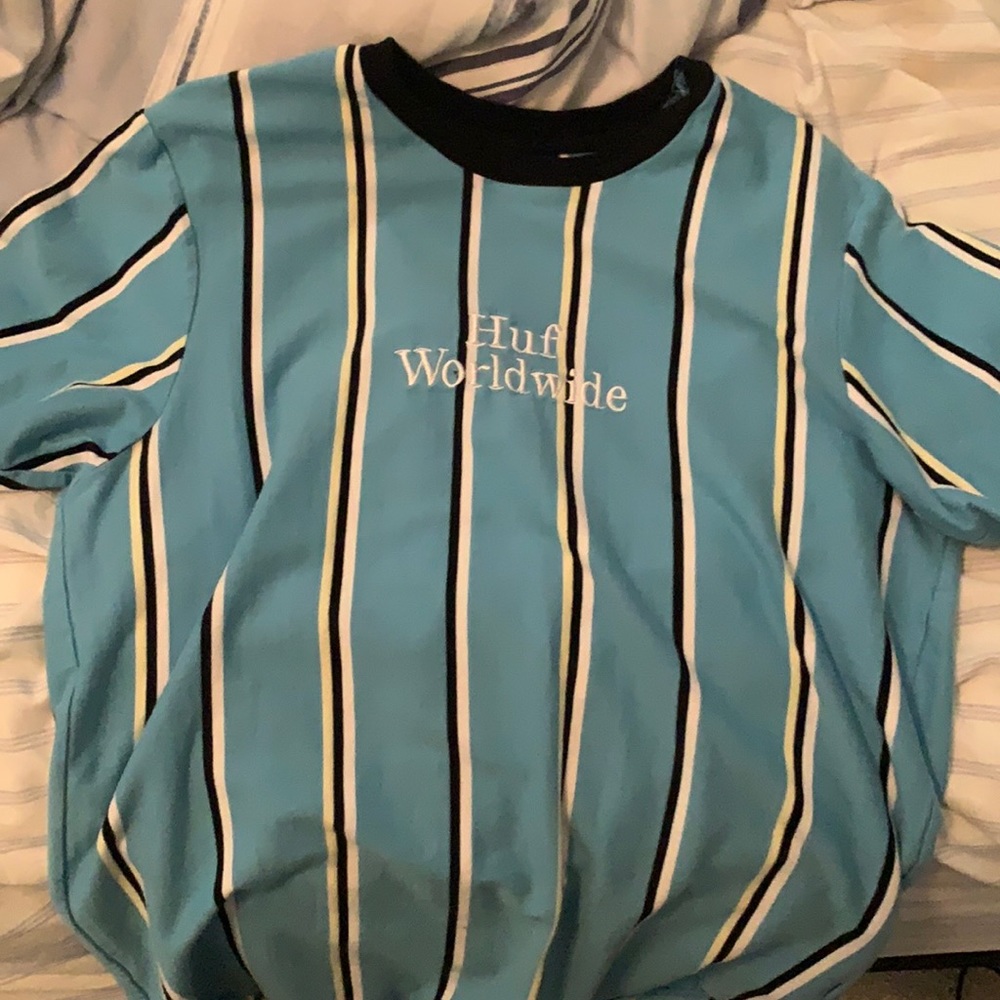 HUF Men’s Medium Pinstripe T-Shirt